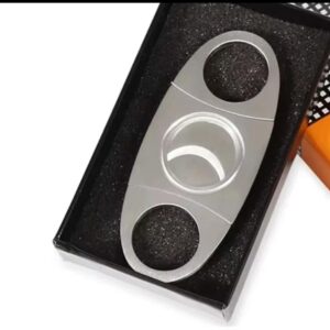 Stainless Cigar Cutter With Gift Box - Alat Pemotong Cerutu