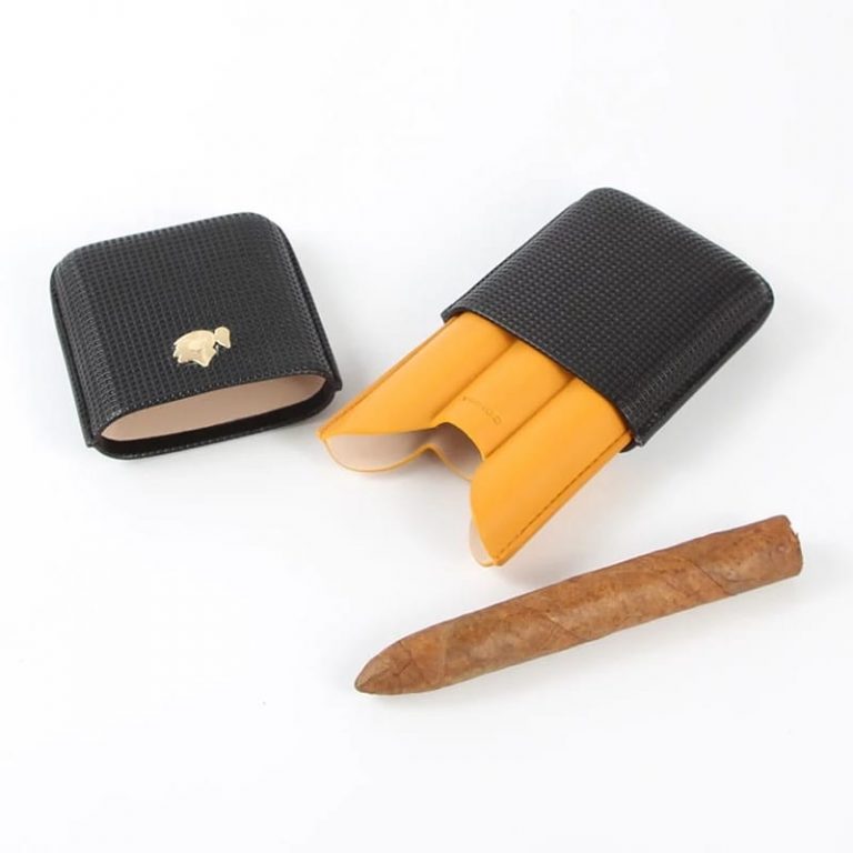 Cohiba Classic Leather Cigar Case (3 CT) Tempat Penyimpan Cerutu ...