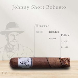 Johnny Short Robusto (Per Batang) Cerutu Indonesia Premium Cigars