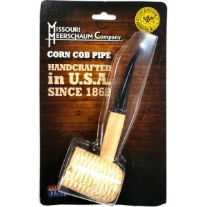 Washington Corn Cob Pipe Cangklong Missouri Meerschaum - Ujung Hisap Bengkok