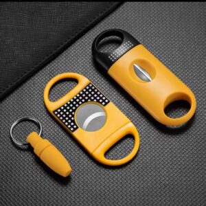 Set 3 In 1 Yellow (Cigar Puncher, V Cutter, Cutter Reguler)