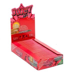 Papir Juicy Jays 1 1/4 Raspberry (32 lembar) Rolling Paper