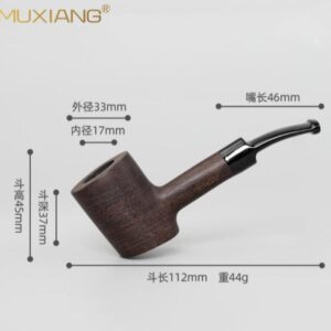 Pipa Cangklong Wood Pipe 2033HT (short)