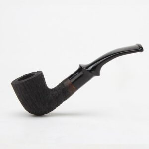 Pipa Cangklong Briar LG Sandblast (Short Bent)