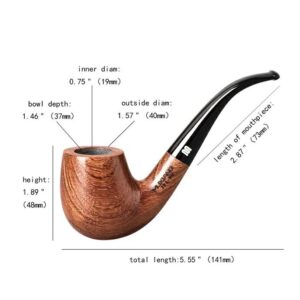 Pipa Cangklong Wood Pipe 201BH