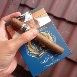 Cerutu Aceh Biru Classic (Pack isi 5) Cerutu Indonesia Premium
