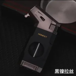 Honest 2 in 1 Cigar Torch Lighter + V Cutter