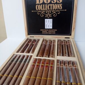 Boss Collections Cigar Gift Box (Wood Box Mix Varian 24 Batang)