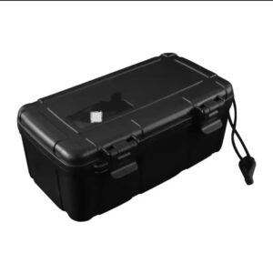 Black ABS Portable Travel Case with Humidifier (10ct)
