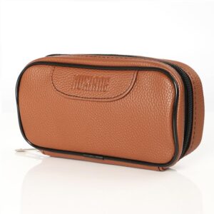 Brown Pipe Bag (2 Pipes) Tas Pipa Cangklong
