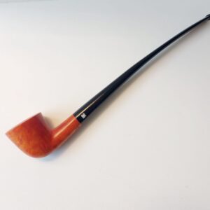 Pipa Cangklong Briar Churchwarden Honey Smooth 308 -Free 1 Tamper + 1 Tembakau Javan Pipa