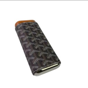 Gyd Brown Cigar Case (3 CT) Tempat Penyimpan Cerutu