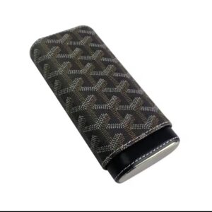 Gyd Black Cigar Case (3 CT) Tempat Penyimpan Cerutu