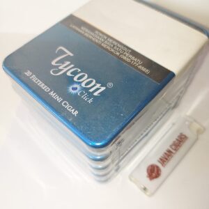 Bundling 5 Tin Tycoon Mini Cigarillos Click Menthol Mint (5 tin x isi 20 batang)