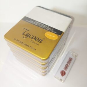 Bundling 5 Tin Tycoon Mini Cigarillos Original (5 tin x isi 20 batang)