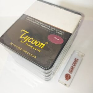 Bundling 5 Tin Tycoon Mini Cigarillos Rum (5 tin x isi 20 batang)