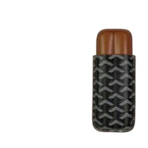 Gyd Brown Cigar Case (2 CT) Tempat Penyimpan Cerutu