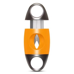Grey Yellow V Cut Cigar Cutter Pemotong Cerutu
