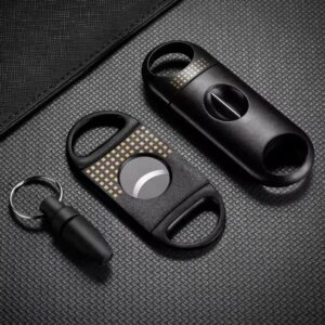 Set 3 In 1 Black (Cigar Puncher, V Cutter, Cutter Reguler)