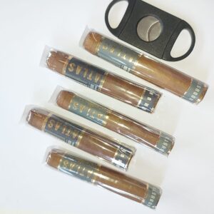 Cerutu Atlas Cigar Sampler (3 batang Atlas Robusto, 2 batang Atlas Edmundo) Free Cutter