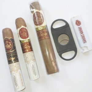 Sultan Cigar Sampler (1 batang Edmundo, 1 batang Robusto, 1 batang Black Label) Free Cutter