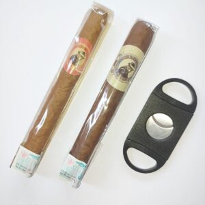 Cerutu Bara Sampler Cigar (1 batang Bara Lolita, 1 batang Bara One Five Six) Free Cutter