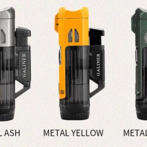 Galiner Single Torch Lighter with Needle Puncher (LC197) Korek Api Cerutu Gift Box