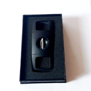 Black Rectangle V Cut Cigar Cutter Pemotong Cerutu (Gift Box)