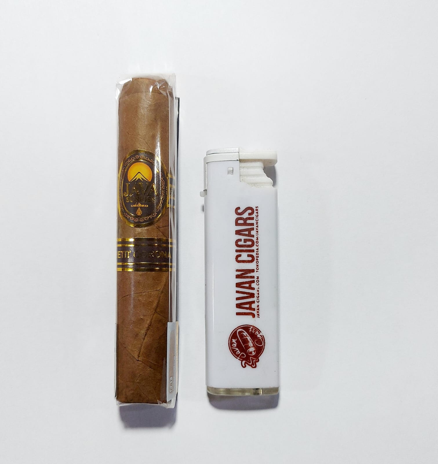 Java Sunrise Petit Corona (1 batang) Cerutu Indonesia Premium