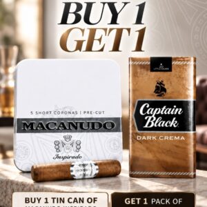 Macanudo Inspirado White Short Corona (Tin-5 sticks)