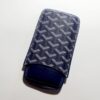 Blue Pattern Cigar Case (3 CT) – Tempat Penyimpan Cerutu