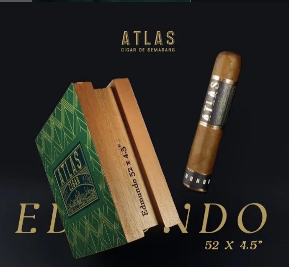 Cerutu Atlas Edmundo (Box isi 10 batang) Cerutu Indonesia Premium Cigars