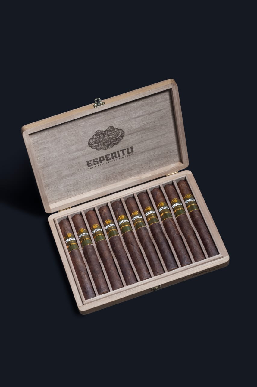 Cerutu Esperitu Maestro (Box isi 10 batang) Cerutu Indonesia Premium